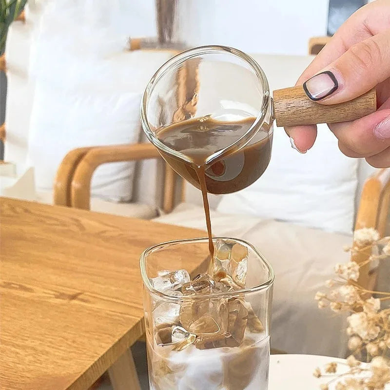 Square Heat-Resistant Glass Coffee Mug