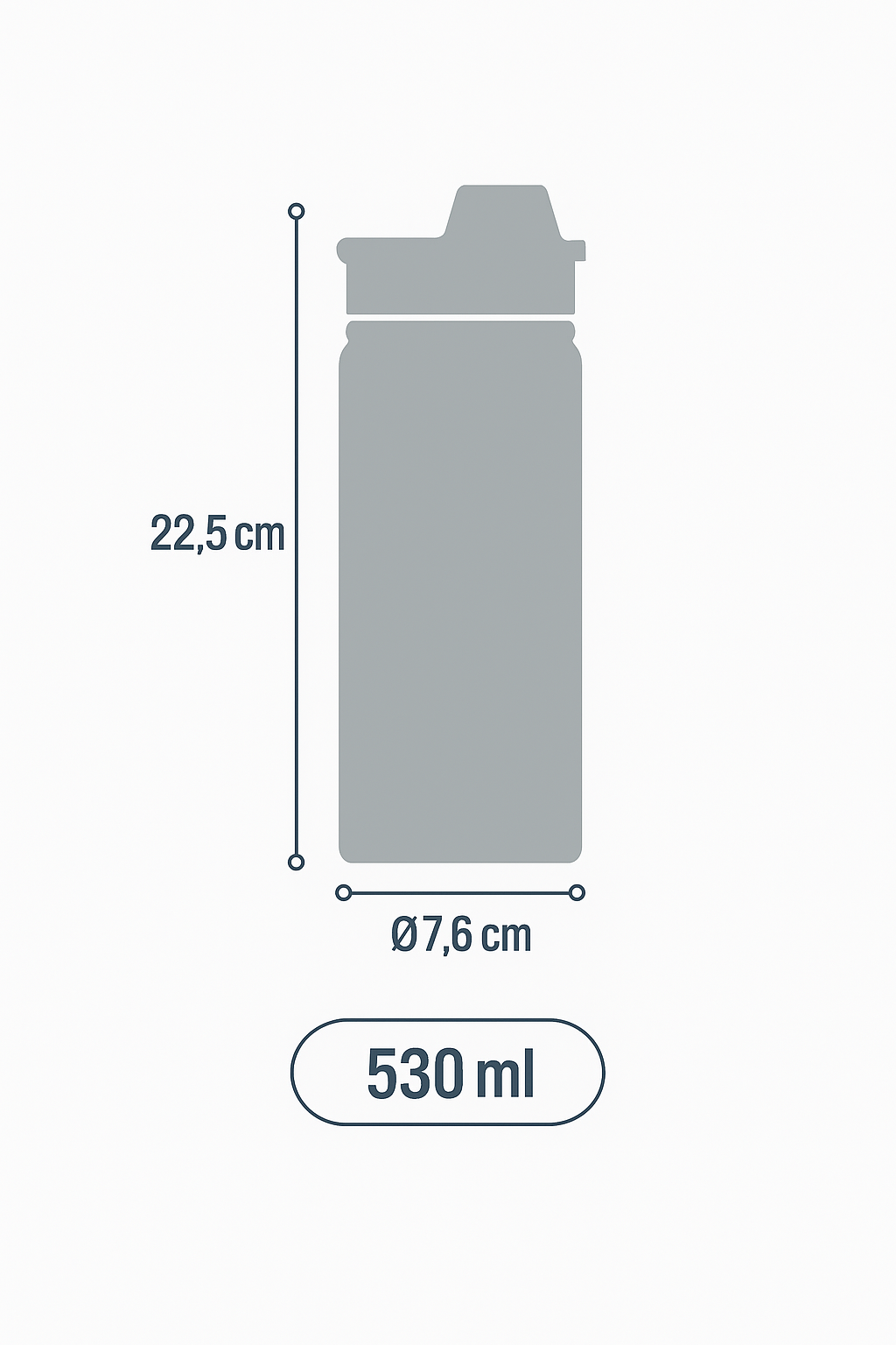 Stainless Steel Thermos Water Bottle